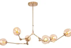 Plafondlamp-Toms Luxury Lights Plafondlamp 6-lichts Messing Cas