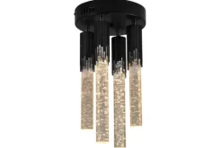 Plafondlamp 4-lichts Zwart Maud Plafondlamp