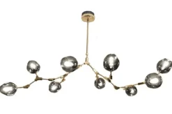 Plafondlamp-Toms Luxury Lights Plafondlamp messing 9-lichts Cas