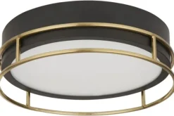 Plafondlamp-Searchlight Plafondlamp 62012-2PB Phoenix