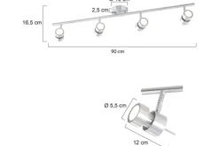 New Plafondlamp 7904ST Natasja Spots|Plafondlamp