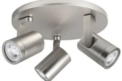 Spots|Plafondlamp-Highlight Plafondlamp Zilver Halo