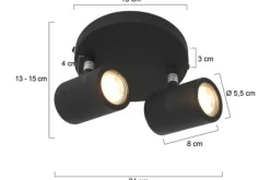 Discount Plafondlamp 2478ZW Upround Spots|Plafondlamp