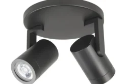 Outlet Plafondlamp Zwart Halo Spots