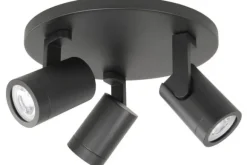 Spots|Plafondlamp-Highlight Plafondlamp Zwart Halo