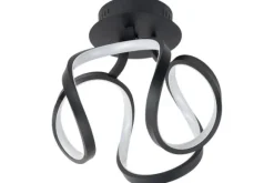 Plafondlamp-Highlight Plafondlamp Zwart Kyra