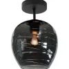 Plafondlamp-Highlight Plafondlamp Zwart Rookglas Fantasy