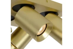 Spots|Plafondlamp-Lucide Plafondspot Goud Nigel