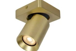 Spots|Plafondlamp-Lucide Plafondspot Goud Nigel