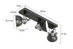 Hot Plafondspot 2134ZW Brooklyn Spots|Plafondlamp