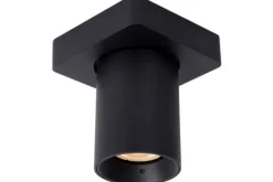 Spots|Plafondlamp-Lucide Plafondspot Zwart Nigel