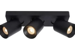 Spots|Plafondlamp-Lucide Plafondspot Zwart Nigel