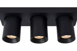 Spots|Plafondlamp-Lucide Plafondspot Zwart Nigel