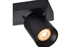 Spots|Plafondlamp-Lucide Plafondspot Zwart Nigel