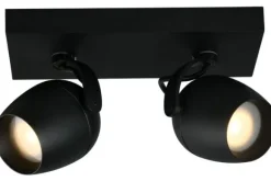 Outlet Plafondspot Zwart Preston Spots|Plafondlamp