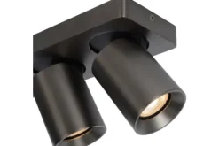 Best Plafondspot Zwart Staal Nigel Spots|Plafondlamp