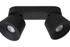 Spots|Plafondlamp-Lucide Plafondspot Zwart Trigono