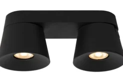 Spots|Plafondlamp-Lucide Plafondspot Zwart Trigono