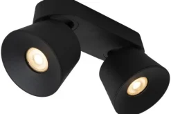 Spots|Plafondlamp-Lucide Plafondspot Zwart Trigono