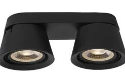 Spots|Plafondlamp-Lucide Plafondspot Zwart Trigono