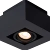 Spots|Plafondlamp-Lucide Plafondspot Zwart Xirax