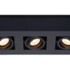 Spots|Plafondlamp-Lucide Plafondspot Zwart Xirax