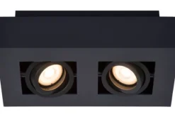 Spots|Plafondlamp-Lucide Plafondspot Zwart Xirax