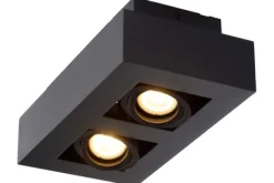 Spots|Plafondlamp-Lucide Plafondspot Zwart Xirax