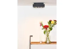 Spots|Plafondlamp-Lucide Plafondspot Zwart Xirax