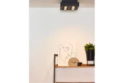 Spots|Plafondlamp-Lucide Plafondspot Zwart Xirax