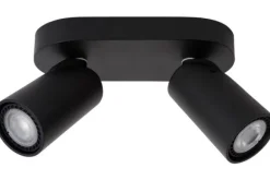 Spots|Plafondlamp-Lucide Plafondspot Zwart Xyrus