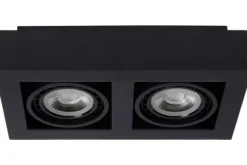 Spots-Lucide Plafondspot Zwart Zefix