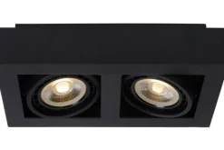 Spots-Lucide Plafondspot Zwart Zefix