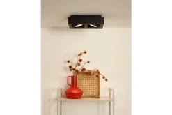 Spots-Lucide Plafondspot Zwart Zefix