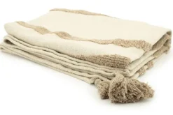 Plaid 250136 taupe Majani Plaids