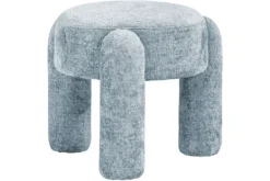 Discount Poef 212317 Light Blue Chenille Holly Poefen
