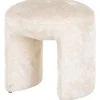 Poefen-Richmond Interiors Poef 210880 White Chenille Fargo