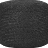 Poefen-Label51 Poef Zwart SH-24.091 Jute