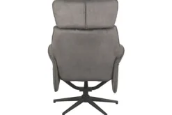 Relaxstoelen|Draaifauteuils-Label51 Relaxfauteuil Antraciet Cosmo CH-73.026 Verdal