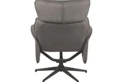 Relaxstoelen|Draaifauteuils-Label51 Relaxfauteuil Antraciet Cosmo CH-73.026 Verdal