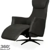 Hot Relaxfauteuil Antraciet SX-84.021 Lund Relaxstoelen|Draaifauteuils