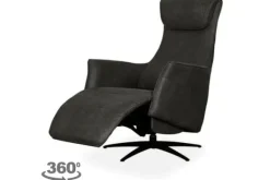 Hot Relaxfauteuil Antraciet SX-84.021 Lund Relaxstoelen|Draaifauteuils