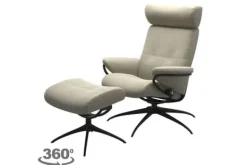 Relaxstoelen|Draaifauteuils-Stressless Relaxfauteuil Berlin LowBack met hoofdsteun |