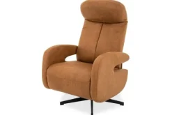 New Relaxfauteuil Cognac CM-55.045 Esbjerg Relaxstoelen|Draaifauteuils