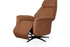 Relaxfauteuil Cognac SX-84.014 Oslo Relaxstoelen|Draaifauteuils