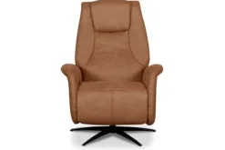 Online Relaxfauteuil Cognac SX-84.017 Stockholm Relaxstoelen|Draaifauteuils