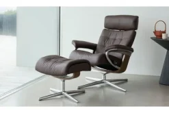 Relaxstoelen|Draaifauteuils-Stressless Relaxfauteuil Erik Cross |
