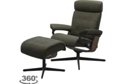 Relaxstoelen|Draaifauteuils-Stressless Relaxfauteuil Erik Cross |