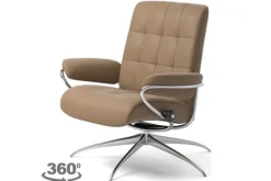Relaxstoelen|Draaifauteuils-Stressless Relaxfauteuil London LowBack |