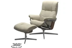 Relaxstoelen|Draaifauteuils-Stressless Relaxfauteuil Mayfair Cross |